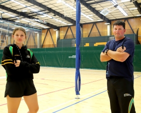 Netball Umpires Ashlein and Heath Lyttle web